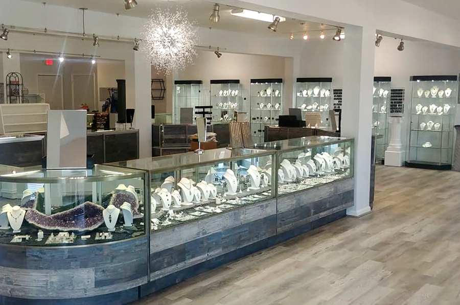 Jewelry cases at The Mystic Jewel
